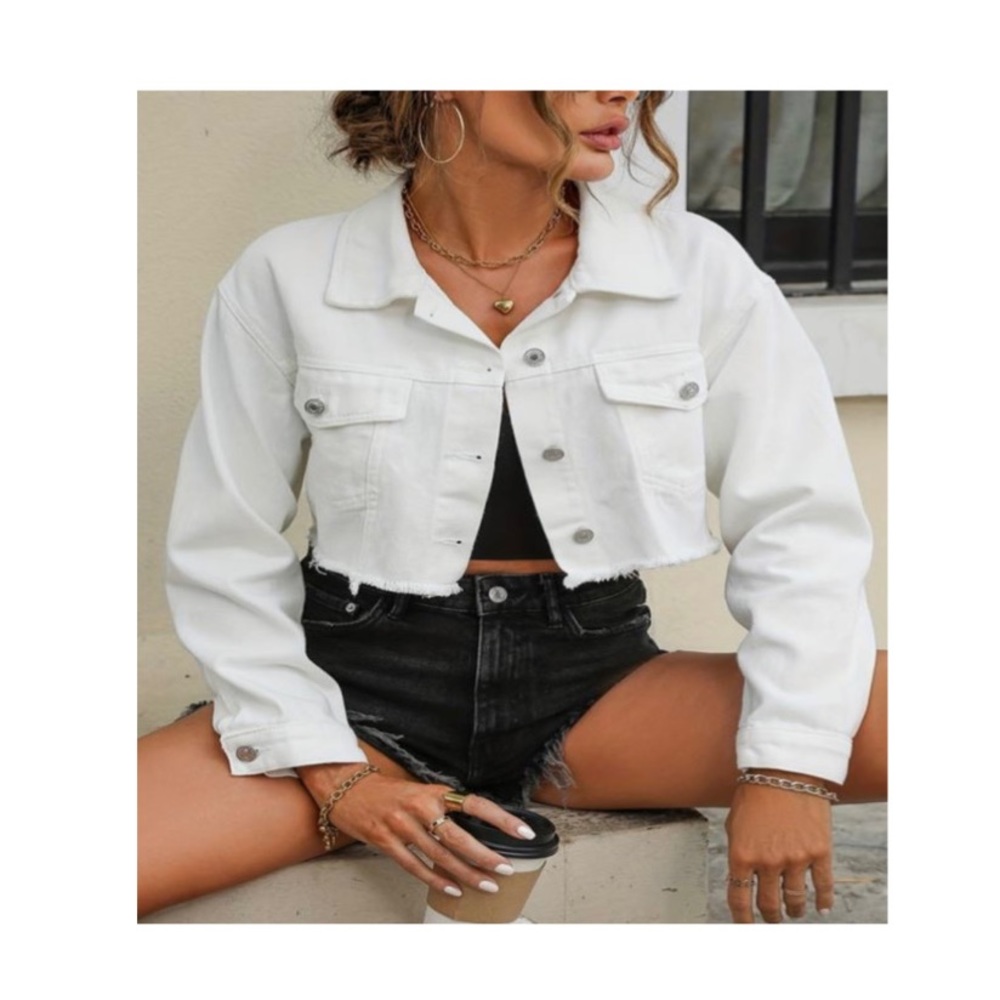 White Denim Jacket